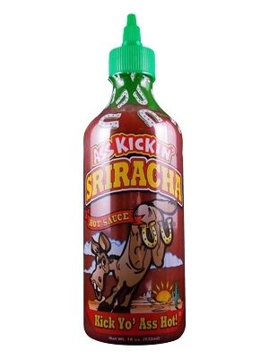 Ass Kickin’ Sriracha Hot Sauce, 18oz.