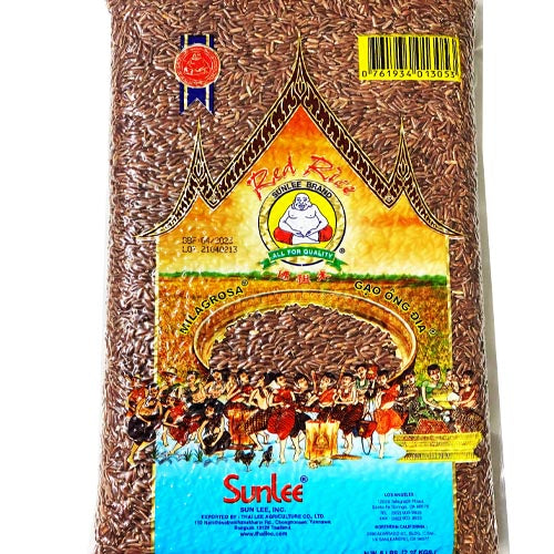 Sunlee Brand – Long Grain Red Rice – 5 LBS