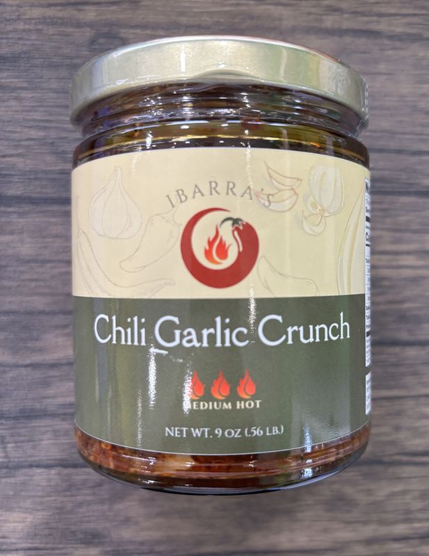 Ibarra’s Chili Garlic Crunch Medium Hot 300g