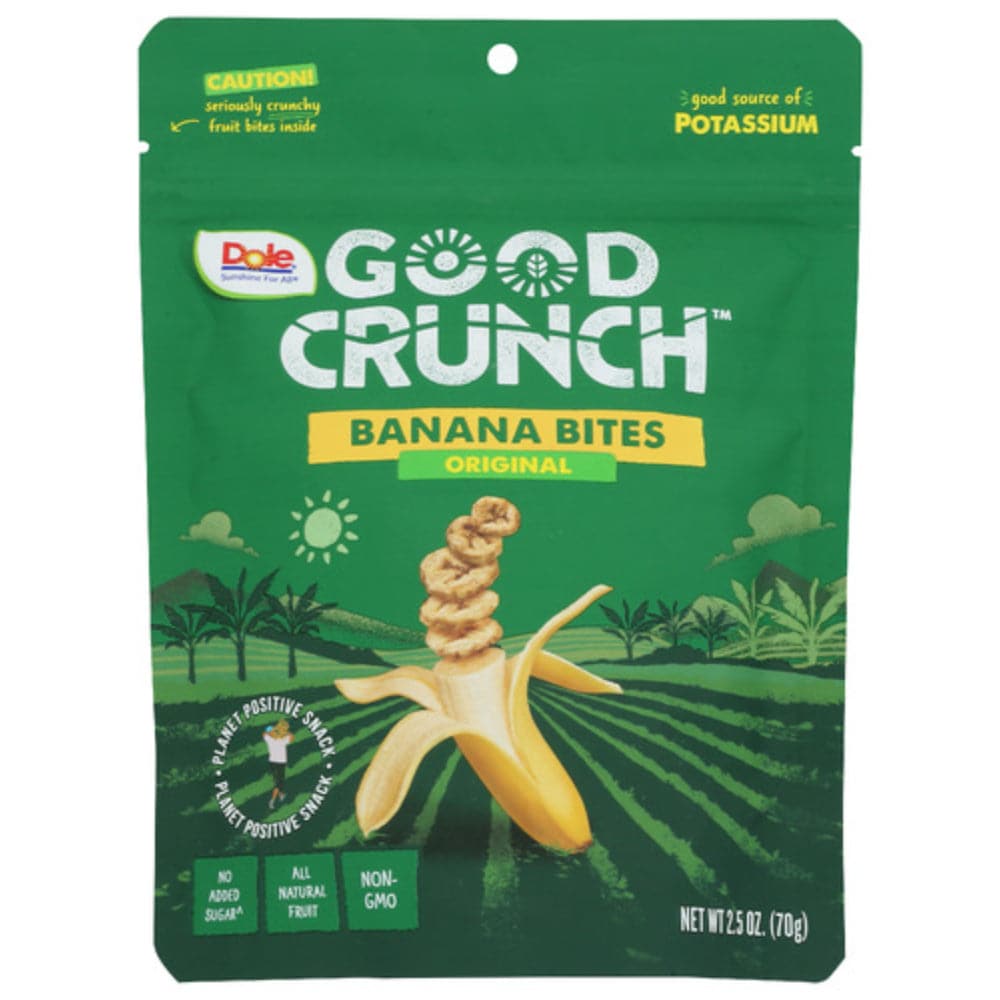 Dole – Good Crunch Banana Dried Fruit Bites, 2.5 Oz
