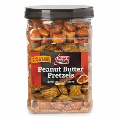 Lieber’s Peanut Butter Filled Pretzels, 18 Ounce