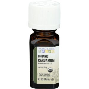 Aura Cacia – Organic Cardamom Essential Oil, .25 fl oz