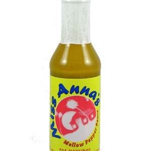 Miss Anna’s Mellow Pepper Hot Sauce, 5oz.