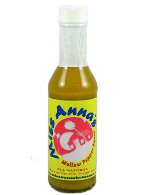Miss Anna’s Mellow Pepper Hot Sauce, 5oz.