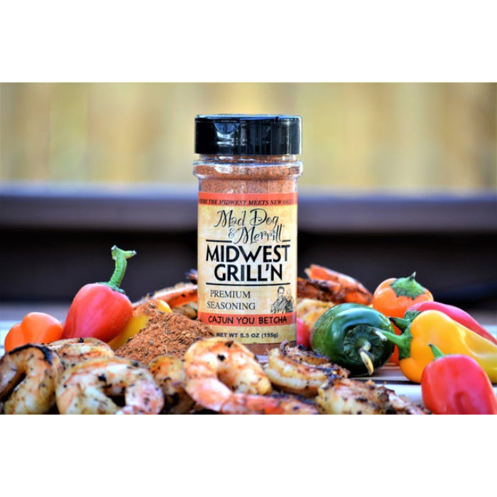 Maddog & Merrill – Seasoning, Cajun You Betcha, 5.5 oz – Pack of 12