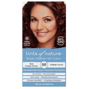 Tints of Nature – 5R Permanent Hair Dye Rich Copper Brown, 4.4 fl oz