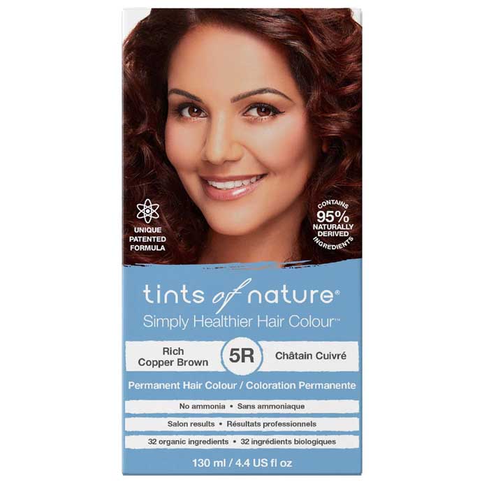 Tints of Nature – 5R Permanent Hair Dye Rich Copper Brown, 4.4 fl oz