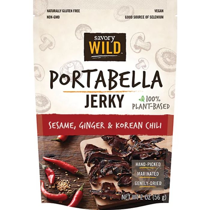 Savory Wild’s Portable Smoked Ginger Chili Jerky 2 Oz – Pack Of 12