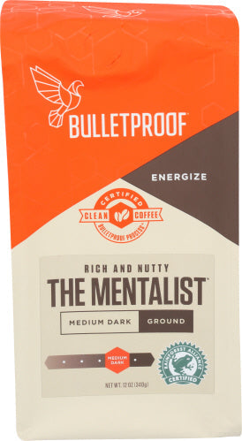 Bulletproof – The Mentalist Ground Coffee, 12 Oz | Pack of 6