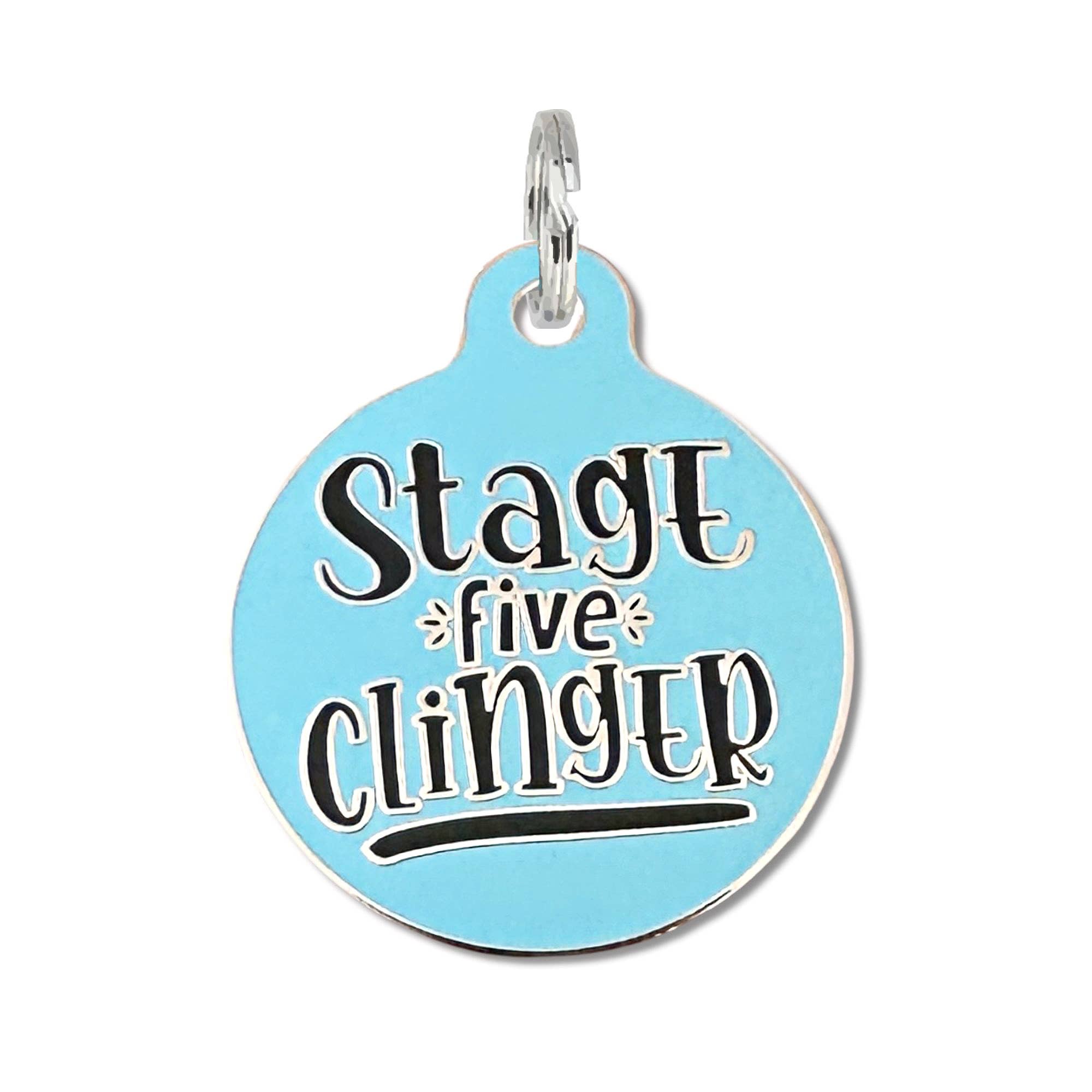 Bad Tags -BLUE – Stage 5 Clinger – Dog ID Tag Collar Charm