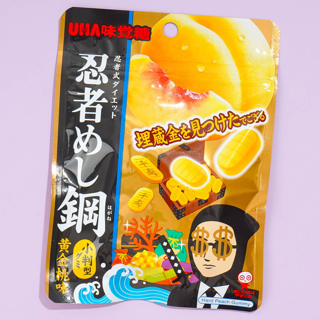 UHA Mikakuto Ninja Meshi Steel Gummy – Golden Peach