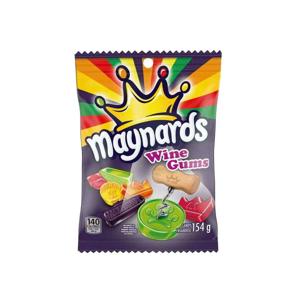 Maynards Wine Gums154g – Canada (Case of 12)