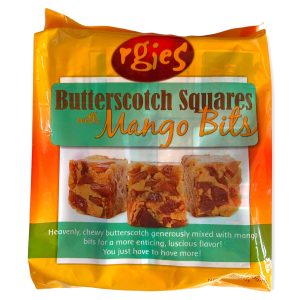 RGIES – Butterscotch Squares with Mango Bits – 10 Pieces – 170 G