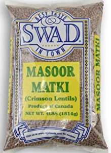 Swad Masoor Matki (Crimson Lientils) Dal, 4-Pounds