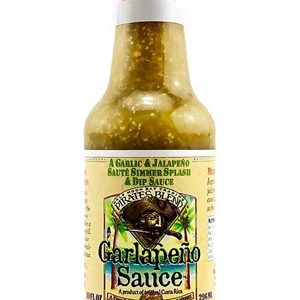 Caribbean Condiment Pirates Blend Garlapeno Sauce, 10oz.