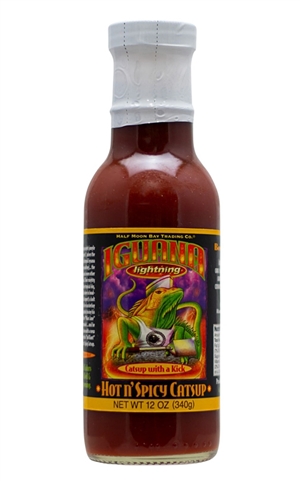 Iguana Lightnin HOT N’ SPICY Ketchup, 12 oz.