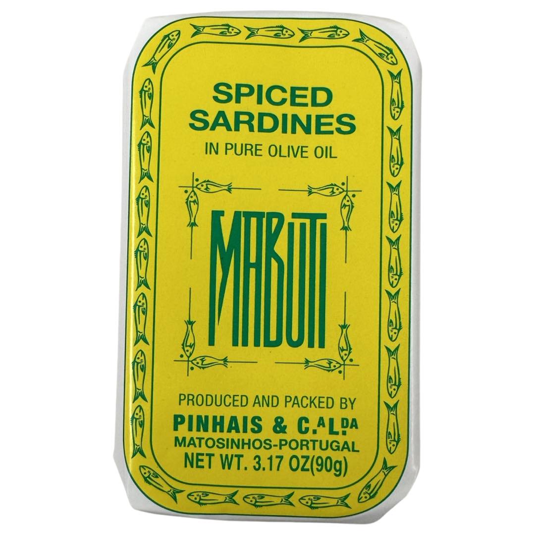 Mabuti – Spiced Sardines – In Pure Olive Oil – 3.17 OZ