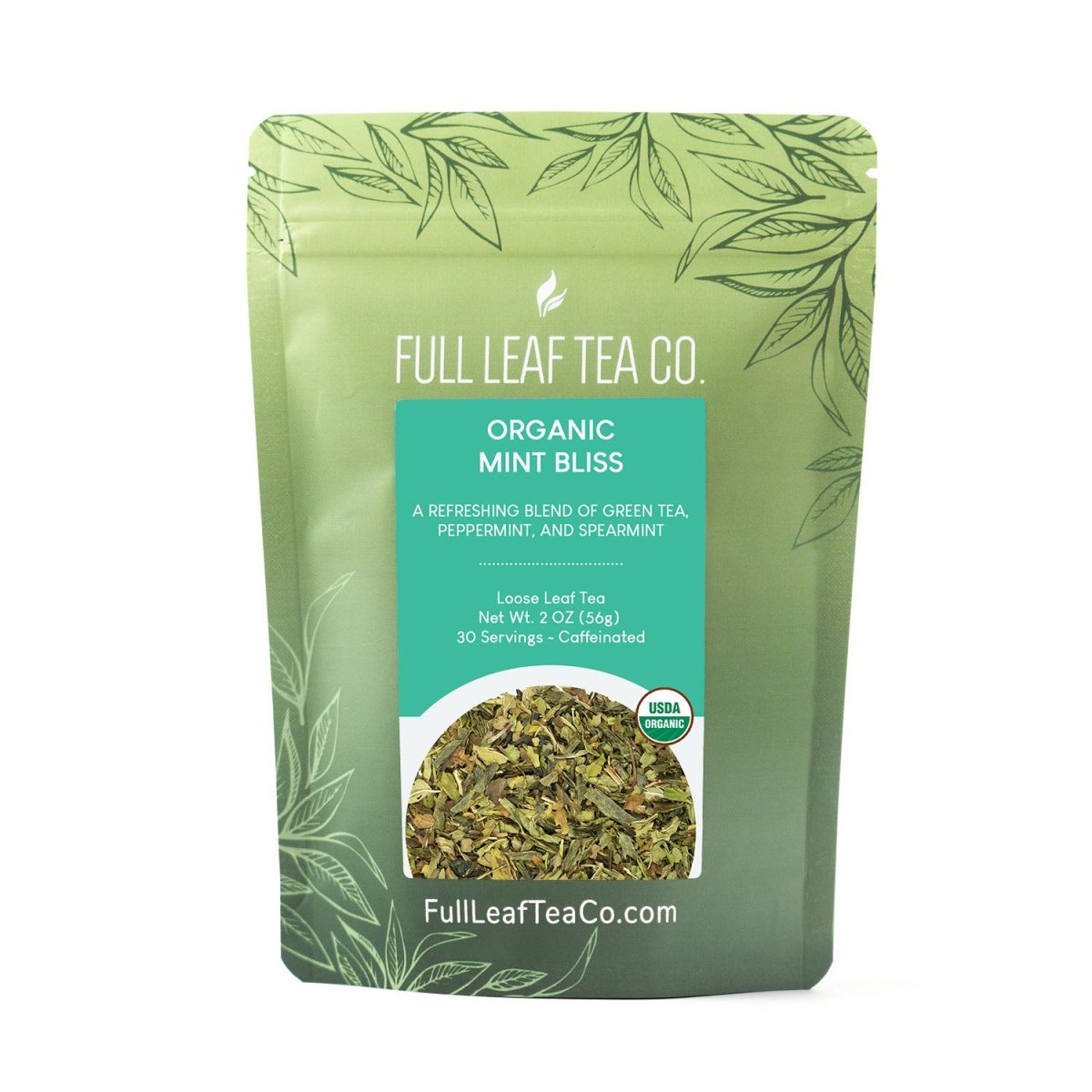 Organic Mint Bliss Retail Bags – Case of 6