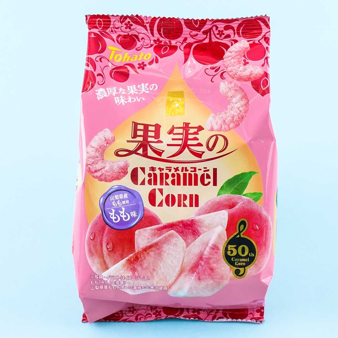 Tohato Fruit Caramel Corn – Peach