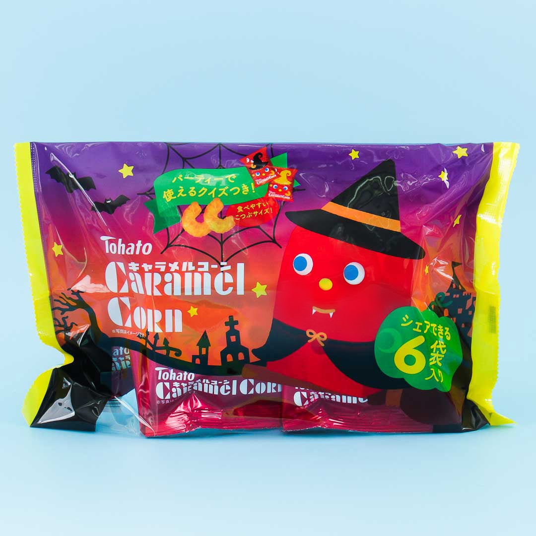 Tohato Caramel Corn Halloween Multi-Pack – 6 pcs