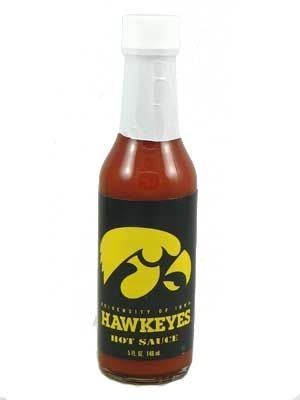 Collegiate Hot Sauce – Iowa Hawkeyes, 5oz.