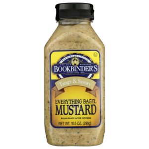 Bookbinder’s – Everything Bagel Mustard, 10.5 oz – Pack of 9