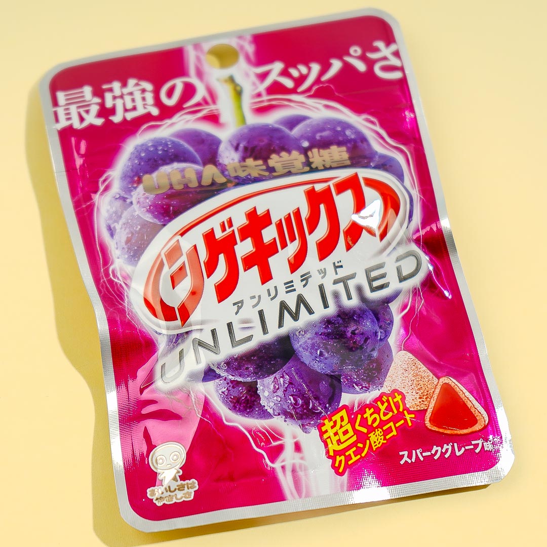 UHA Shigekix UNLIMITED Super Sour Gummy Drops – Spark Grape