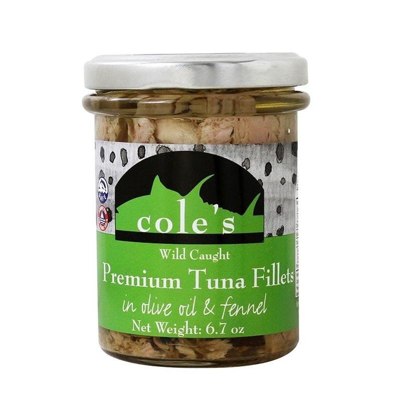 Cole’s Wild Caught Premium Tuna Fillets in Olive Oil & Fennel