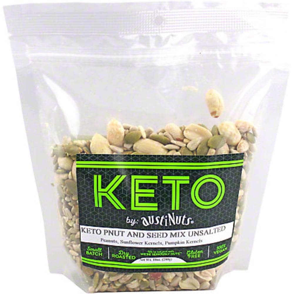 Austinuts – Keto Peanut And Seed Mix Unsalted, 10 oz