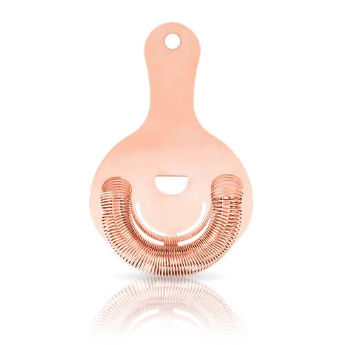 Viski – Summit™ Copper Hawthorne Strainer by Viski
