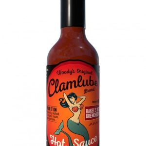 Woody’s Original Clamlube Brand Rakel’s Revenge Drenched In Fire Hot Sauce, 5oz.