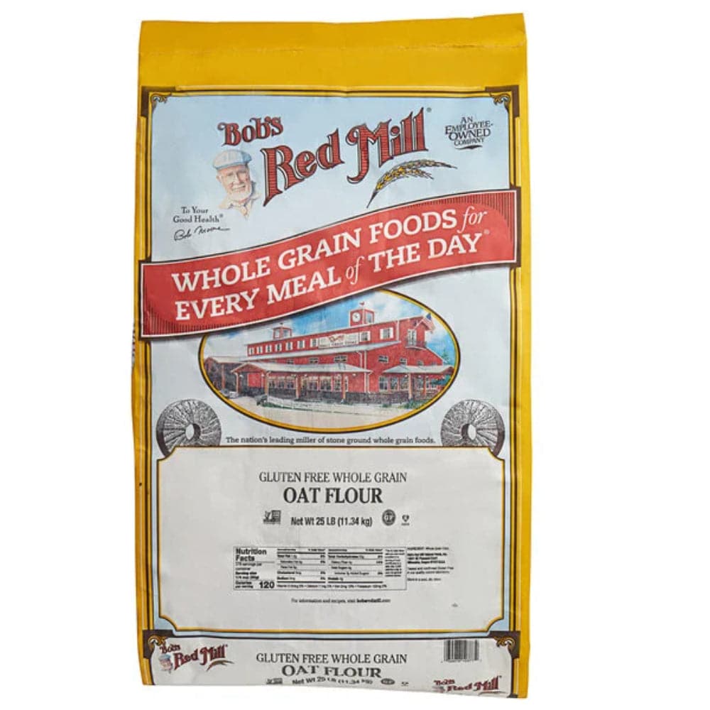 Bob’s Red Mill – Gluten-Free Whole Grain Oat Flour, 25 lb