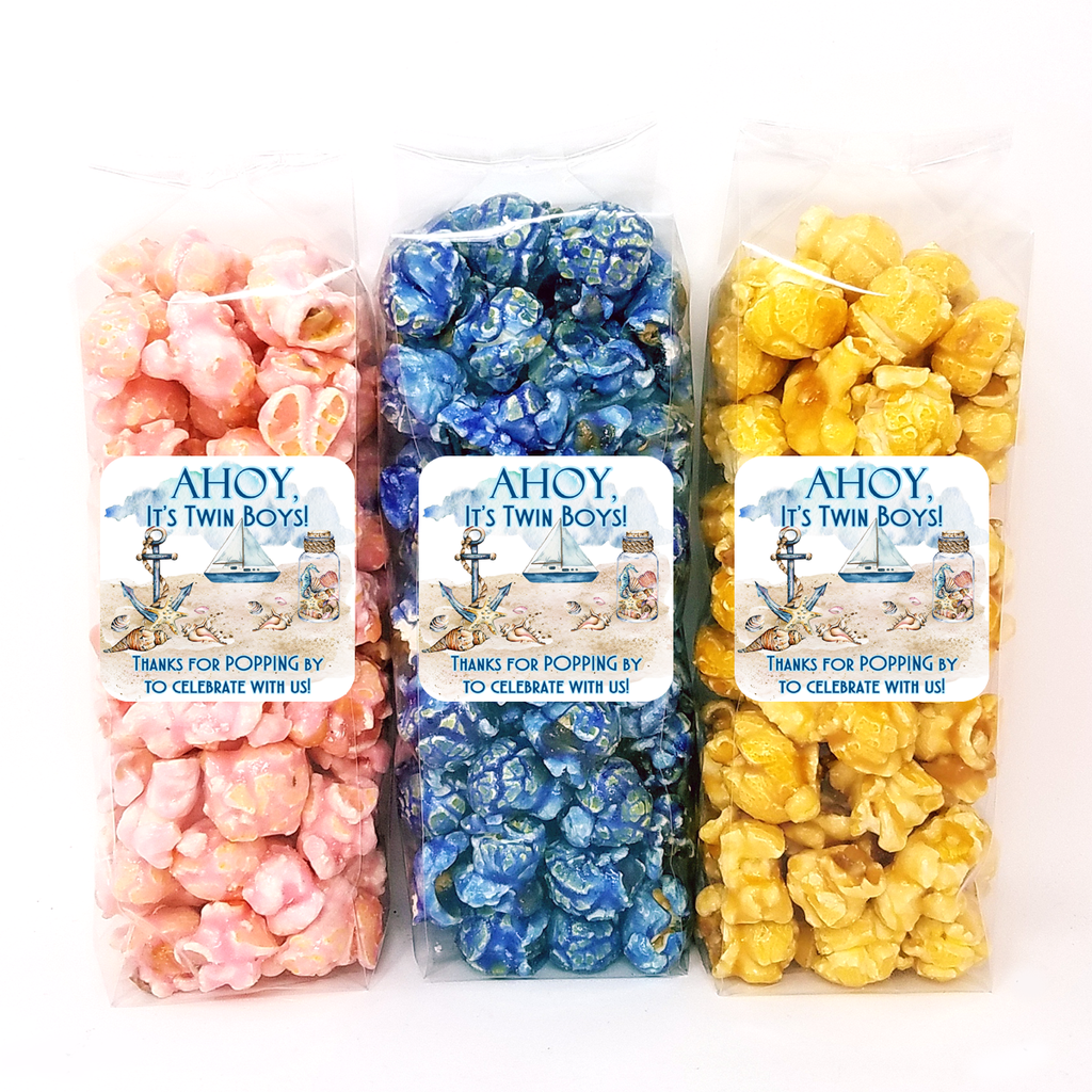Ahoy! Nautical Baby Shower – Popcorn Favors