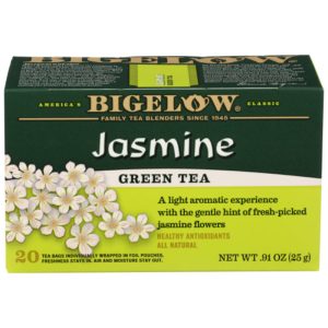 Bigelow – Green Jasmine Tea, 20 Bags, 0.91 oz | Pack of 6