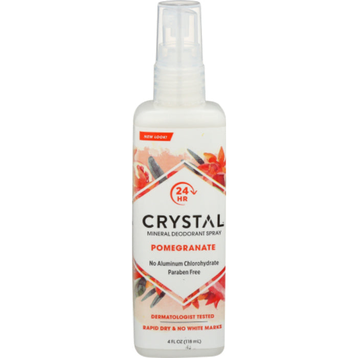 Crystal – Body Deodorant Spray Pomegranate, 4 Oz (Pack Of 1)