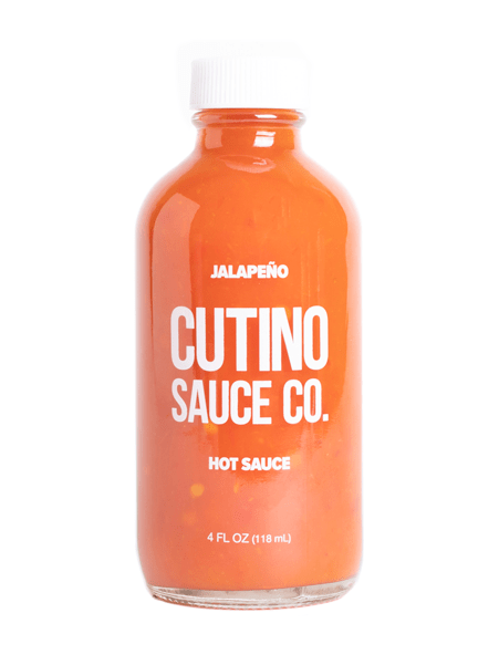 Hot Sauce Jalapeño Red by Cutino Sauce Co 4 oz Heat 5