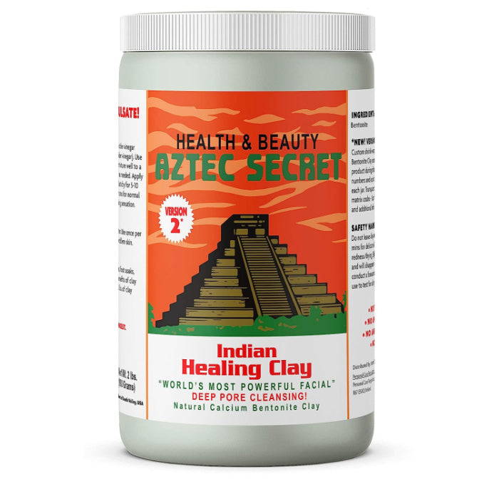 Aztec Secret – Face Healing Clay, 2 lb – Pack of 3