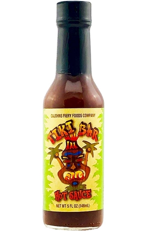 CaJohn’s Tiki Bar Mild Hot Sauce, 5oz.