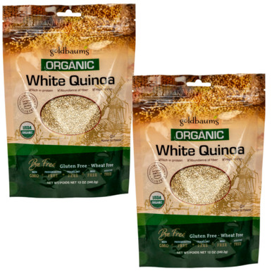 Goldbaum’s Organic White Quinoa, Kosher for Passover, 12 oz (Pack of 2)