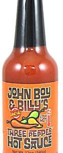 John Boy & Billy’s Extra Hot 3 Pepper Hot Sauce, 5oz.