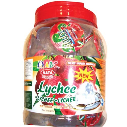 ABC Coconut Jelly Lychee in Plastic Jar – 1000 G