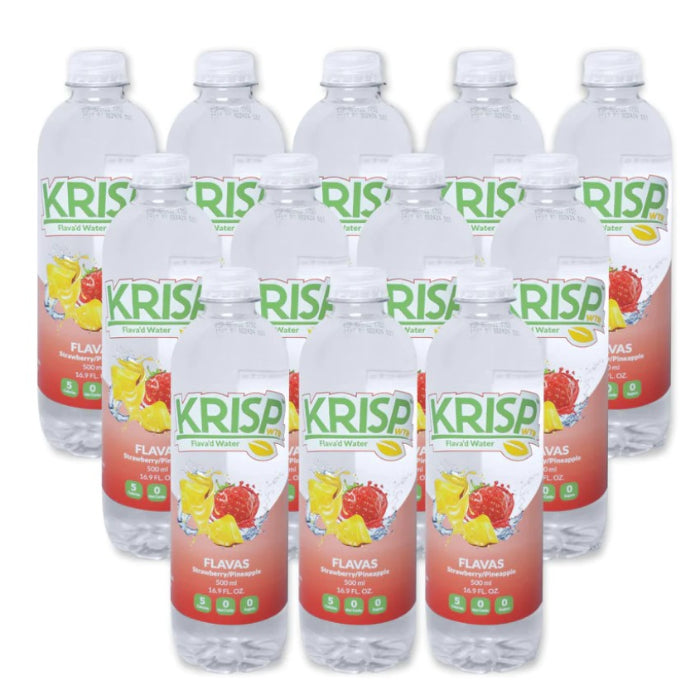 Flavas – Water Spring Strawberry Pineapple 16.9 Fo – Pack Of 12