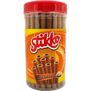 Stikko – Mocha Java – Wafer Stick in Jar – 14.1 OZ