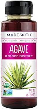 Made With – Organic Agave Nectar Amber, 11.75 oz | Pack of 6