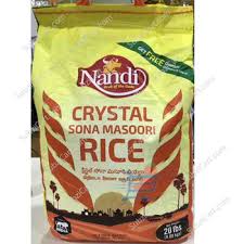 Nandi Crystal Sona Masoori 20lb