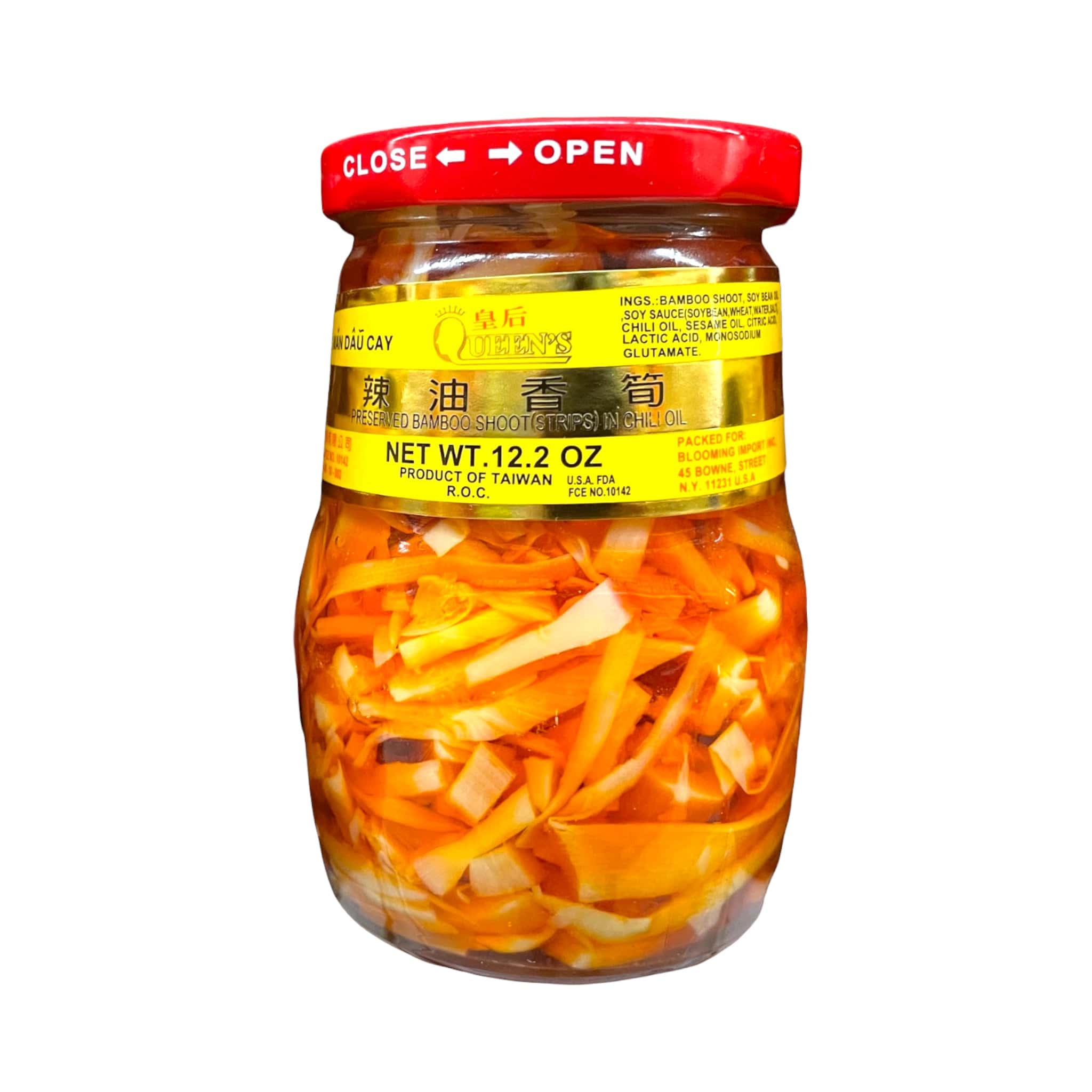 Queen’s Preserved Bamboo Shoot (Strps) Chili Oil