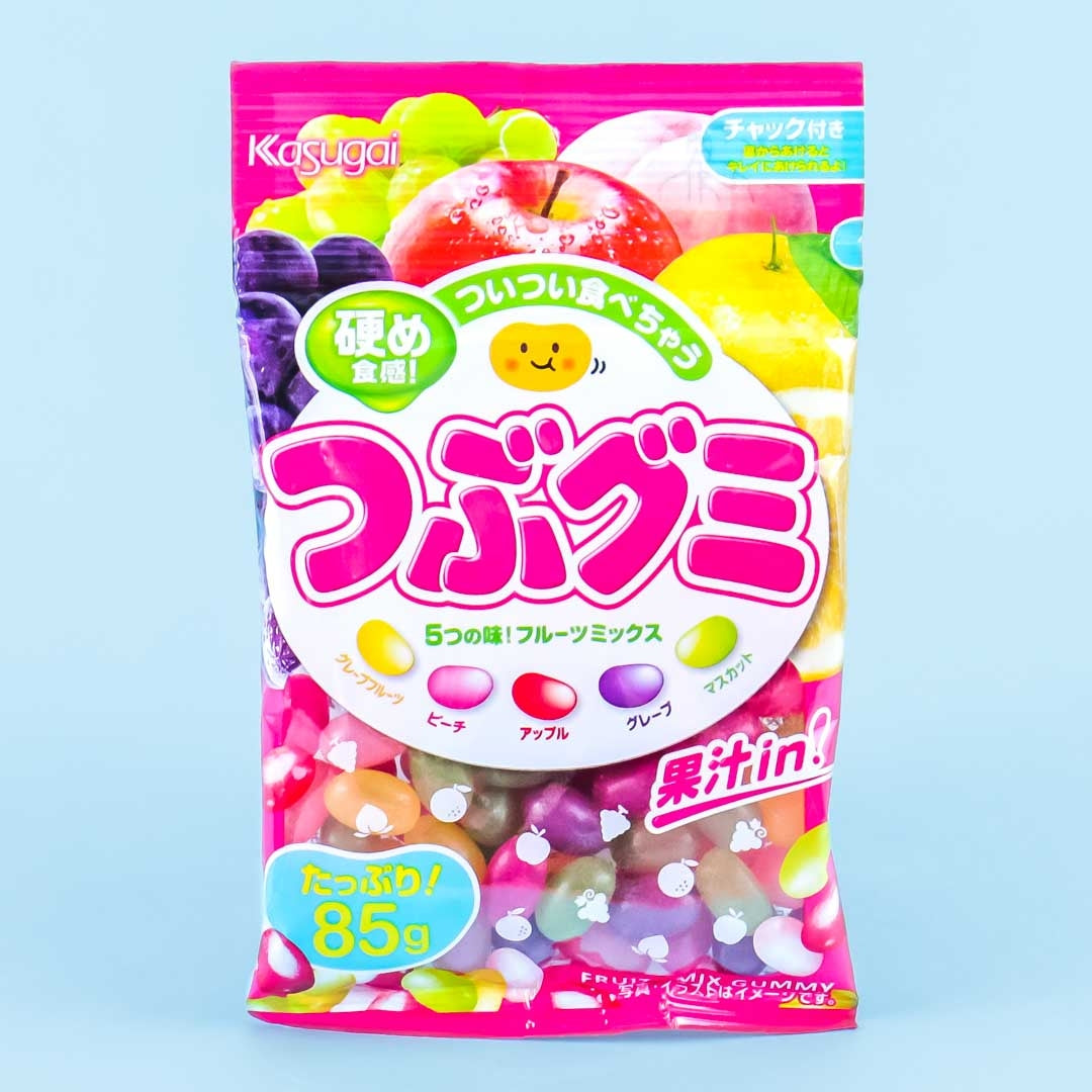 Kasugai Tsubu Gummy Candy – Fruit Mix