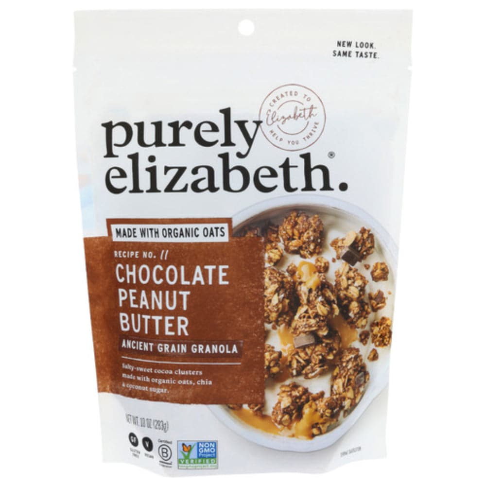 Purely Elizabeth – Chocolate Peanut Butter Ancient Grain Granola, 12 O
