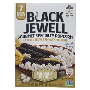 3 Pack – Black Jewell Popcorn No Salt Added