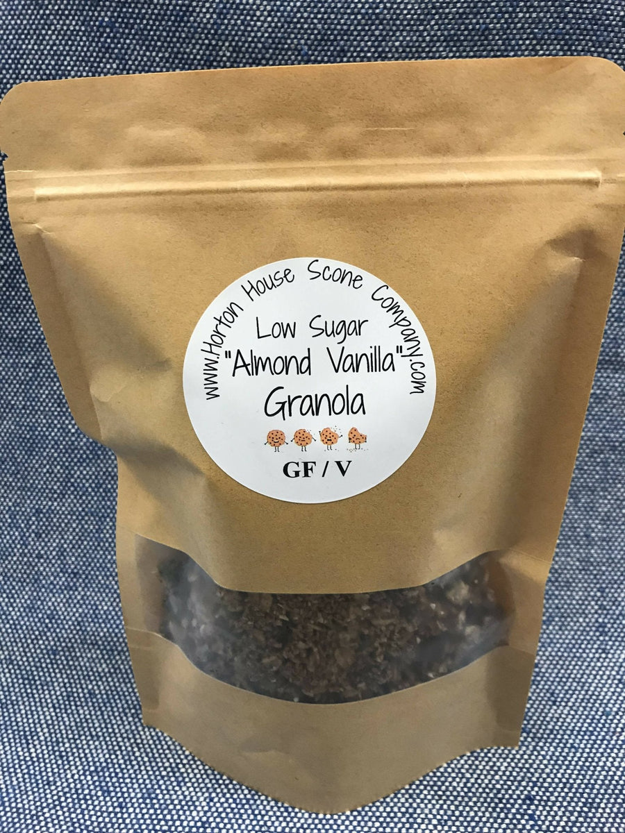 Horton House Scone GF – Almond Vanilla Granola (low sugar) Case – 12 Pieces